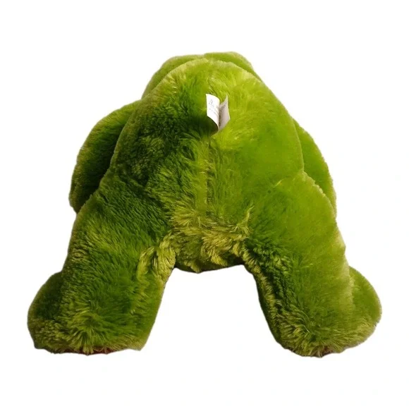 Valentines Plush Stuffed '16 Frog I Love You Heart Green Extra Soft NWOT #Toy40 - Picture 4 of 6